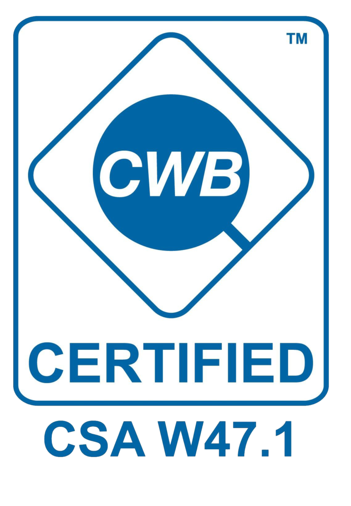 CWB Certified CSA W47.1