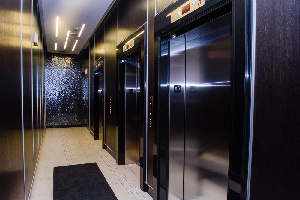 high-rise elevators in residential and commercial buildings