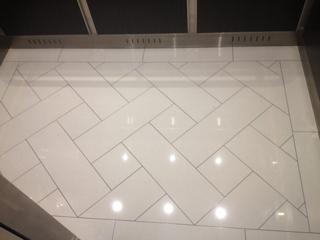 elevator cab flooring